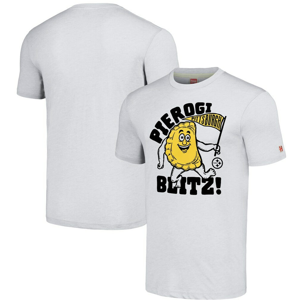 Homage Unisex NFL x Guy Fieri’s Flavortown Tri-Blend T-Shirt - Pittsburgh Steelers T-shirts