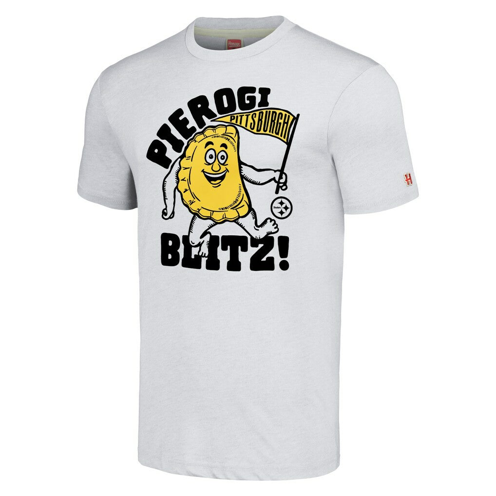 Homage Unisex NFL x Guy Fieri’s Flavortown Tri-Blend T-Shirt - Pittsburgh Steelers T-shirts