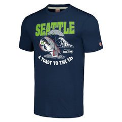Homage Unisex NFL x Guy Fieri’s Flavortown Tri-Blend T-Shirt - Seattle Seahawks T-shirts