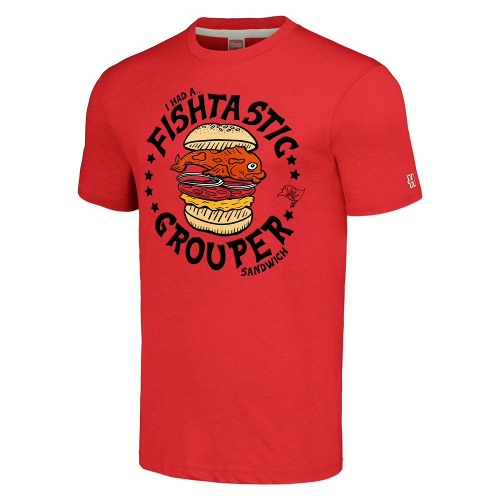 Homage Unisex NFL x Guy Fieri’s Flavortown Tri-Blend T-Shirt - Tampa Bay Buccaneers T-shirts
