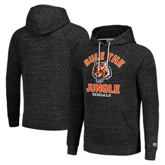 Homage Unisex Hyperlocal Raglan Pullover Hoodie - Cincinnati Bengals Hoodies