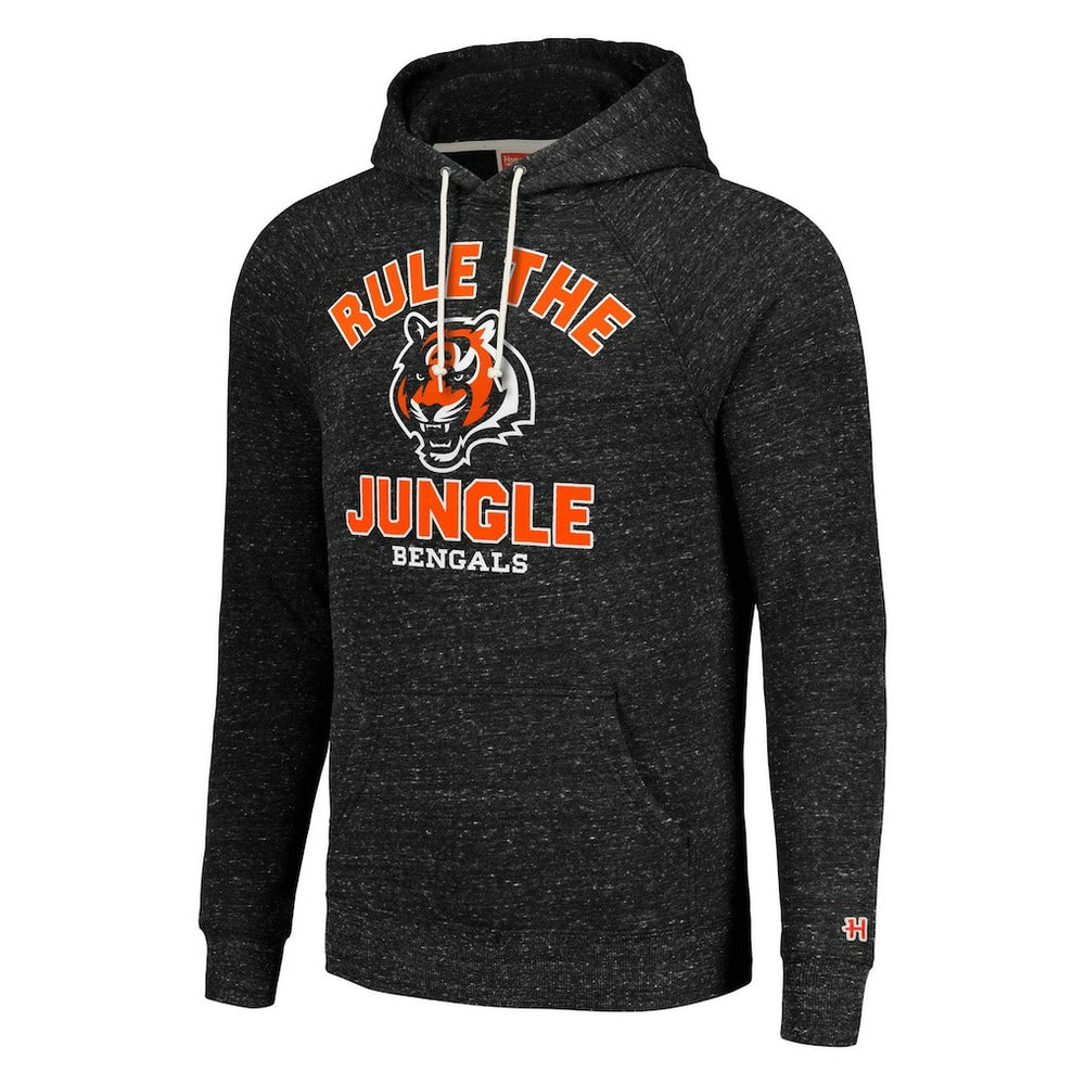 Homage Unisex Hyperlocal Raglan Pullover Hoodie - Cincinnati Bengals Hoodies