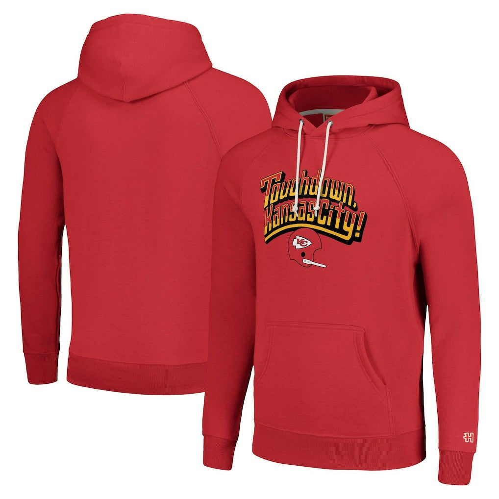 Homage Unisex Hyperlocal Raglan Pullover Hoodie - Kansas City Chiefs Hoodies