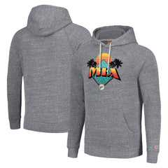 Homage Unisex Hyperlocal Raglan Pullover Hoodie - Miami Dolphins Hoodies