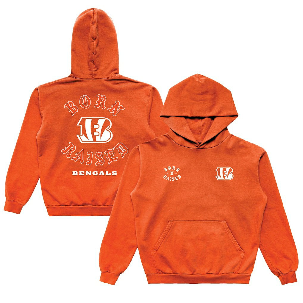 Born x Raised Unisex Pullover Hoodie - Cincinnati Bengals Hoodies