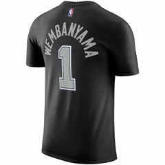 Victor Wembanyama San Antonio Spurs Jordan Brand 2022/23 Statement Edition Name & Number T-Shirt
