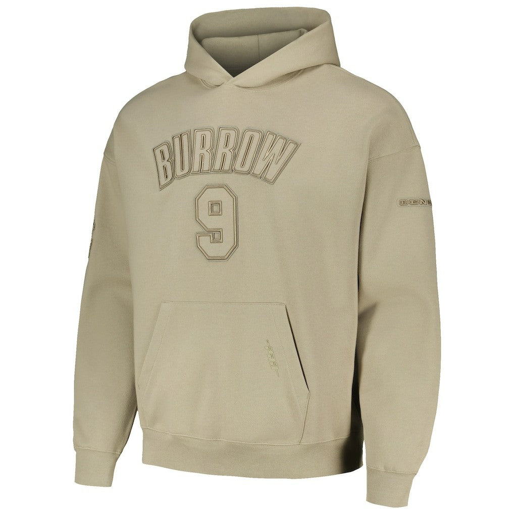 Joe Burrow  Pro Standard Player Name & Number Pullover Hoodie - Cincinnati Bengals Hoodies