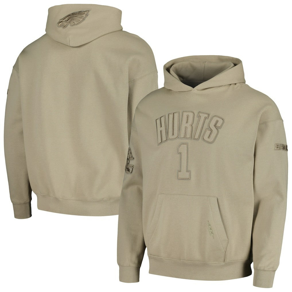 Jalen Hurts  Pro Standard Player Name & Number Pullover Hoodie - Philadelphia Eagles Hoodies
