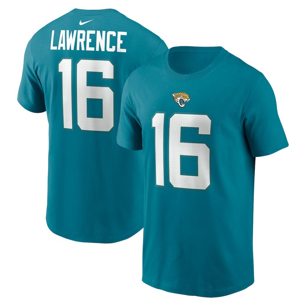 Trevor Lawrence  Player Name & Number T-Shirt - Jacksonville Jaguars T-shirts