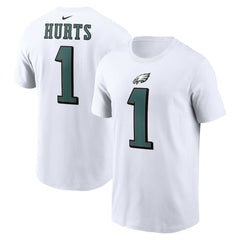 Jalen Hurts  Player Name & Number T-Shirt - Philadelphia Eagles T-shirts