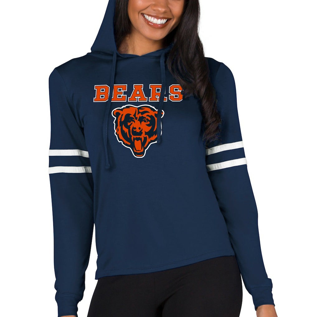 Concepts Sport Women's Marathon Lightweight Lounge Pullover Hoodie - Chicago Bears Hoodies