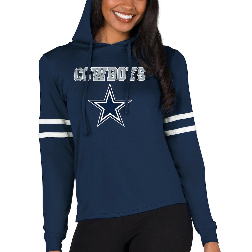 Concepts Sport Women's Marathon Lightweight Lounge Pullover Hoodie - Dallas Cowboys Hoodies
