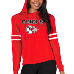 Concepts Sport Women's Marathon Lightweight Lounge Pullover Hoodie - Kansas City Chiefs Hoodies