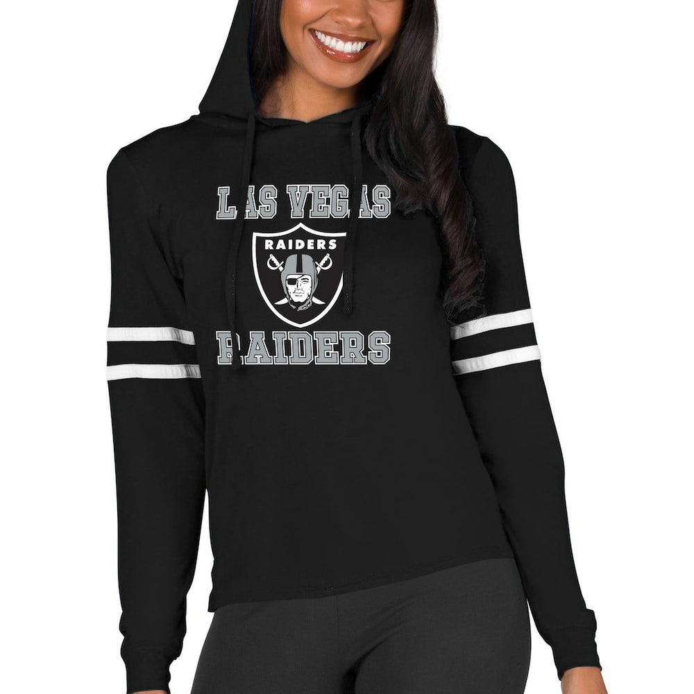 Concepts Sport Women's Marathon Lightweight Lounge Pullover Hoodie - Las Vegas Raiders Hoodies