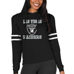 Concepts Sport Women's Marathon Lightweight Lounge Pullover Hoodie - Las Vegas Raiders Hoodies