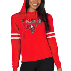 Concepts Sport Women's Marathon Lightweight Lounge Pullover Hoodie - Tampa Bay Buccaneers Hoodies