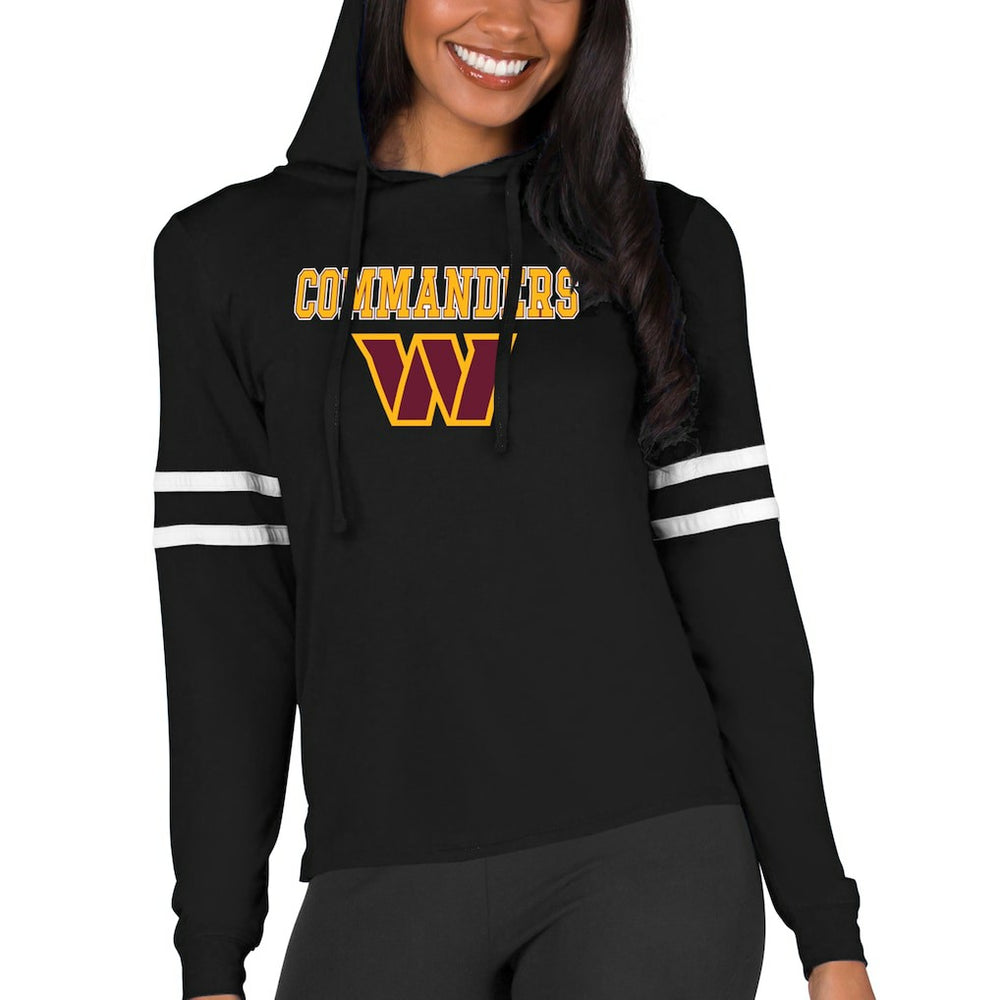 Concepts Sport Women's Marathon Lightweight Lounge Pullover Hoodie - Washington Commanders Hoodies