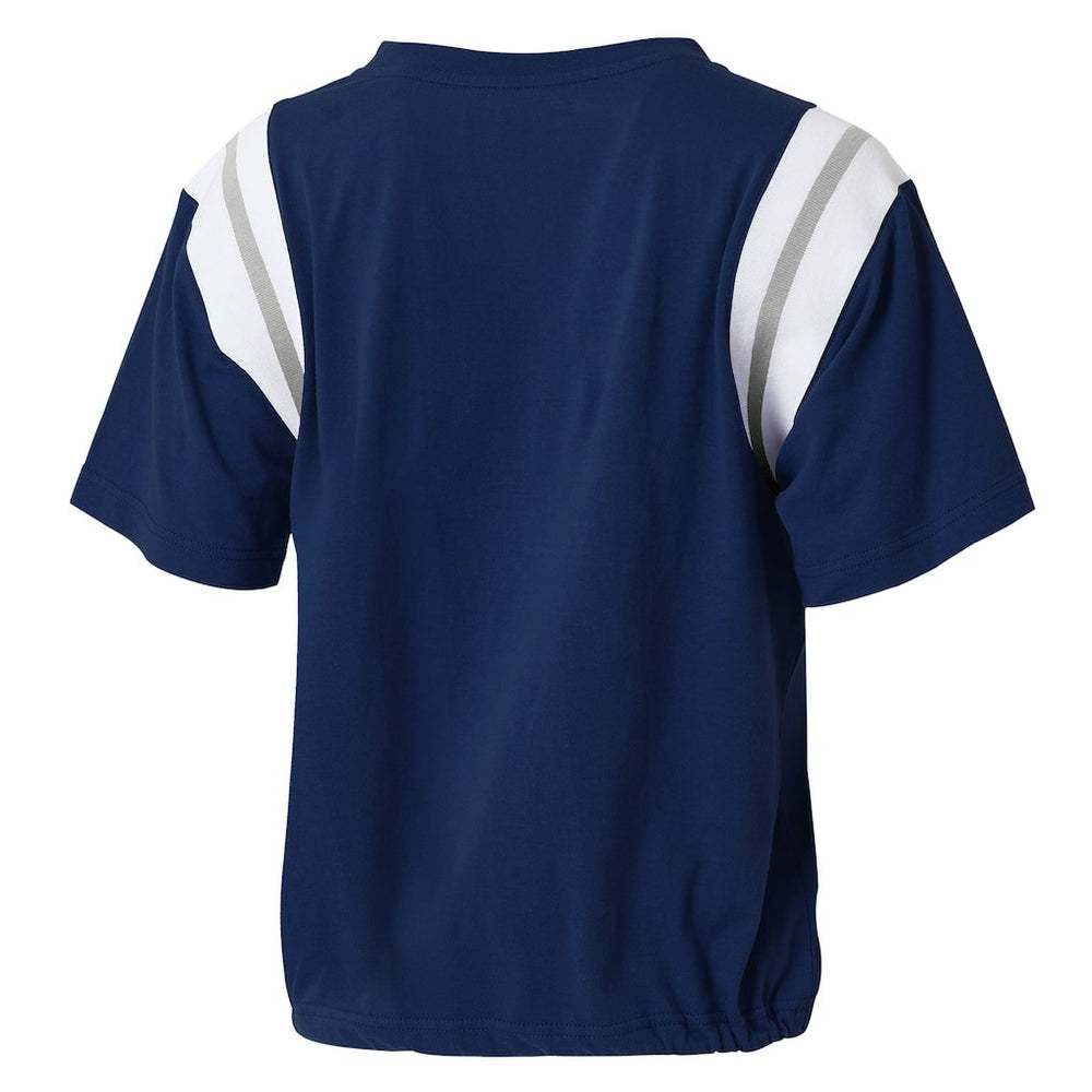 WEAR by Erin Andrews Women's Cinched Colorblock T-Shirt - Dallas Cowboys T-shirts