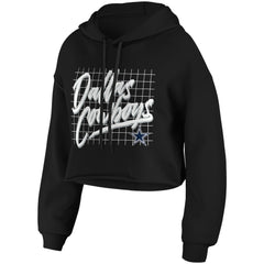 WEAR by Erin Andrews Women's Domestic Cropped Pullover Hoodie - Dallas Cowboys Hoodies
