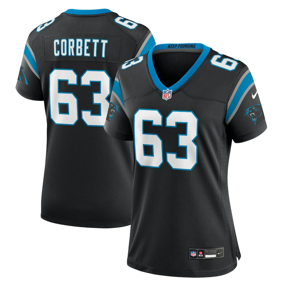 Austin Corbett  Women's Team Game Jersey - Carolina Panthers Jerseys