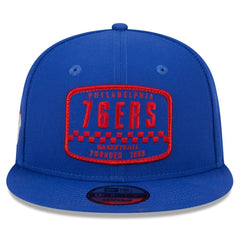 New Era Philadelphia 76ers Rally Drive Finish Line Patch 9FIFTY Snapback Hat