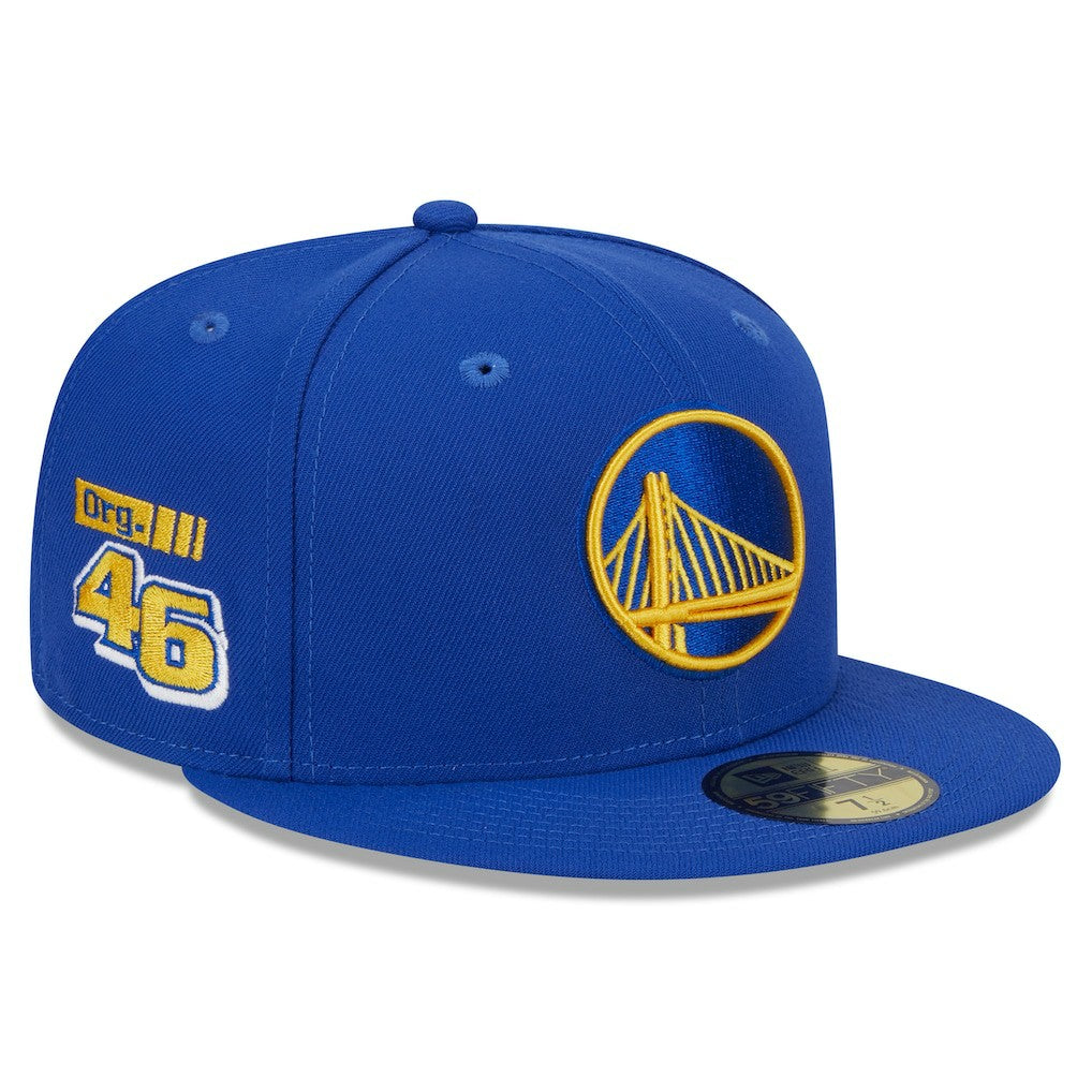 New Era Golden State Warriors Rally Drive Side Patch 59FIFTY Fitted Hat sale