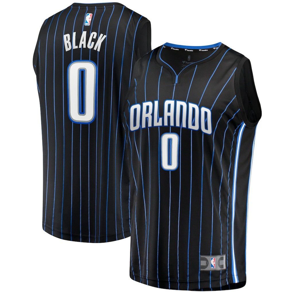 Fanatics Anthony Black Orlando Magic Fast Break Replica Jersey