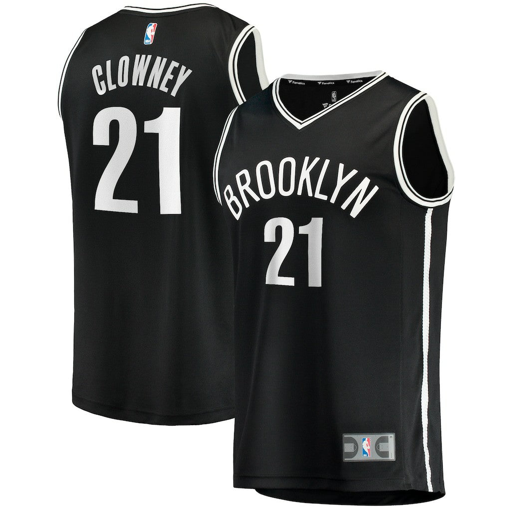 Fanatics Noah Clowney Brooklyn Nets Youth Fast Break Replica Jersey