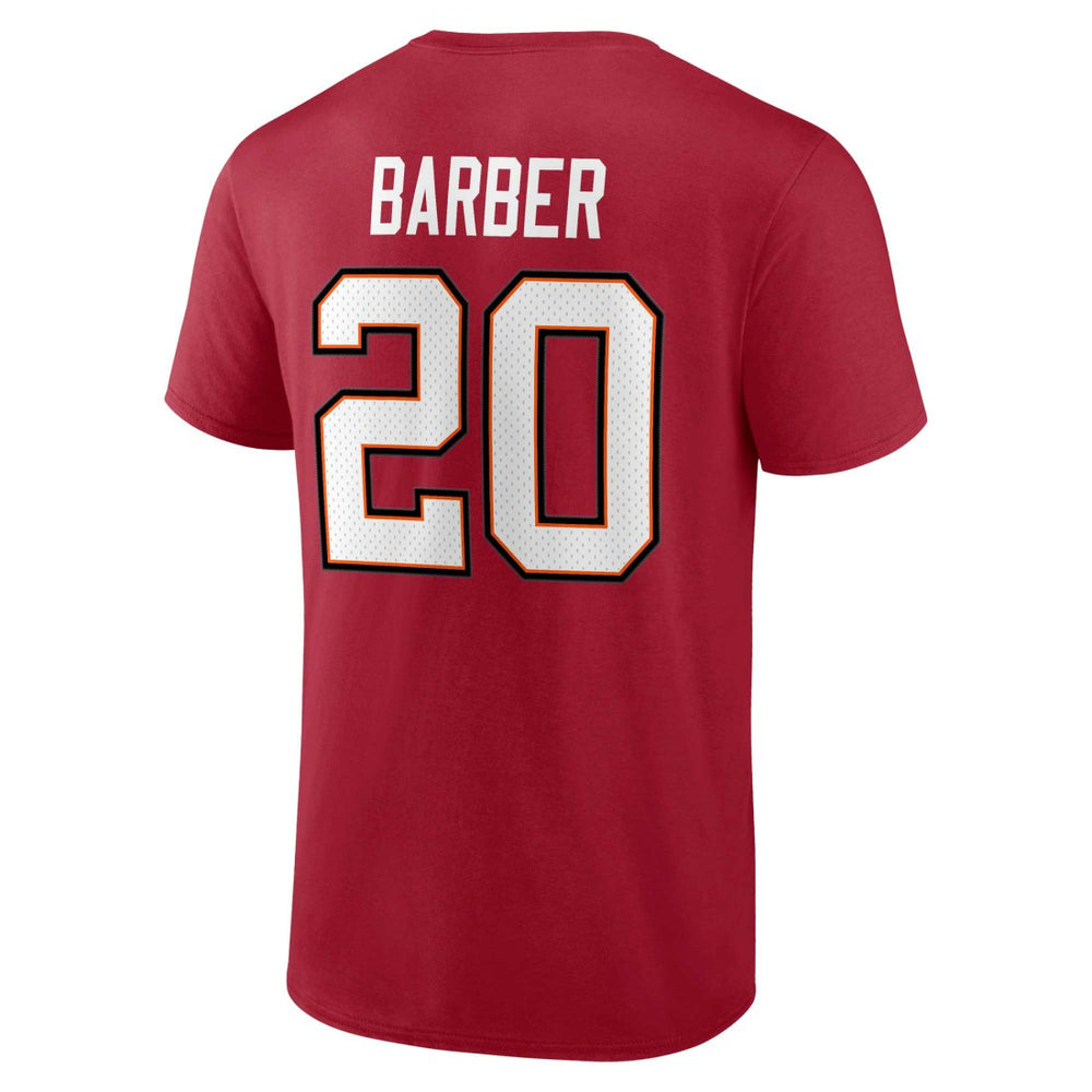 Ronde Barber  Retired Player Icon Name & Number T-Shirt - Tampa Bay Buccaneers T-shirts