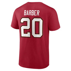 Ronde Barber  Retired Player Icon Name & Number T-Shirt - Tampa Bay Buccaneers T-shirts