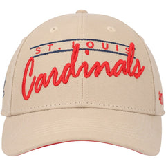 Khaki St. Louis Cardinals '47 Atwood MVP Adjustable Hat
