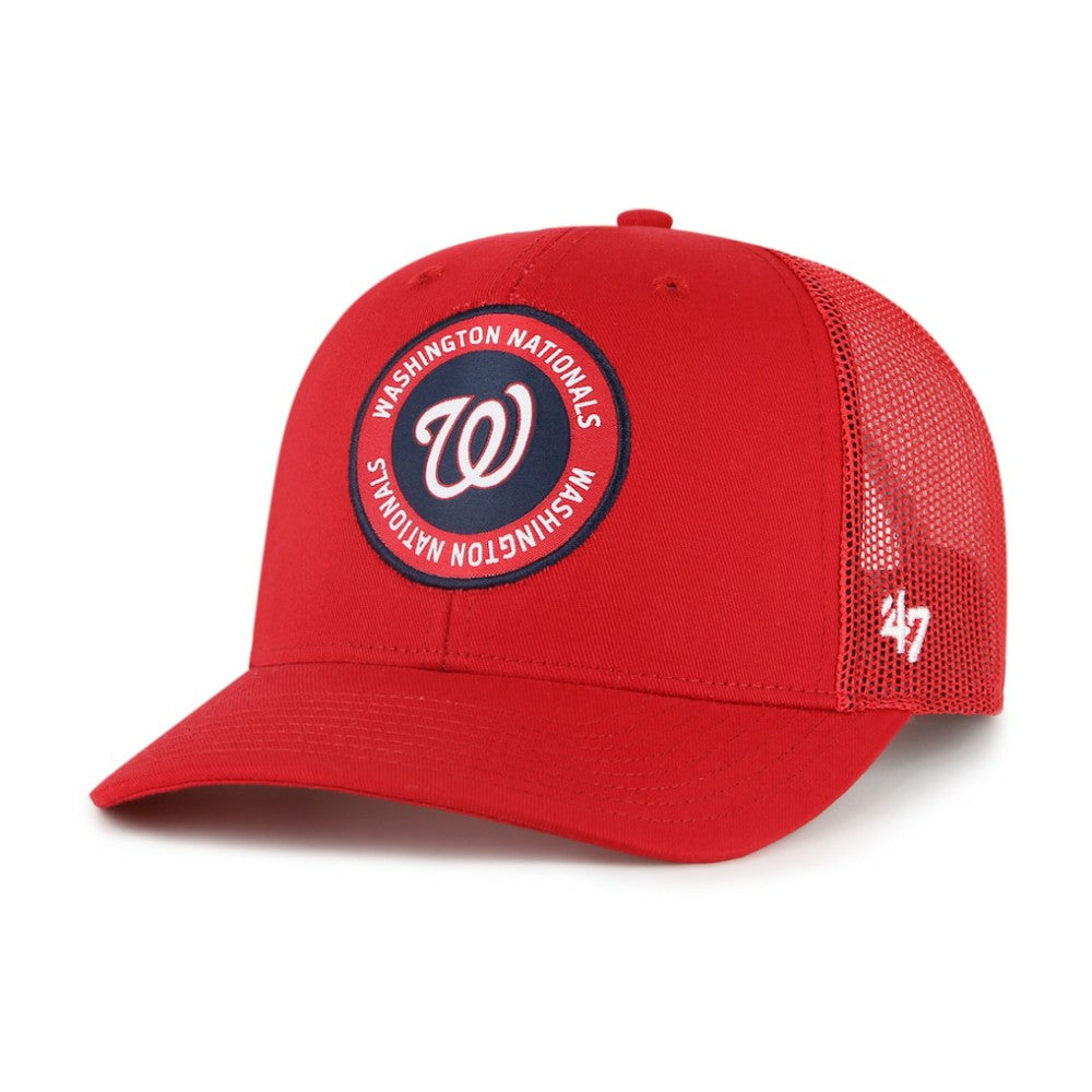 Red Washington Nationals '47 Unveil Trucker Adjustable Hat