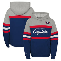 NHL Washington Capitals Mitchell & Ness Youth Head Coach Pullover Hoodie