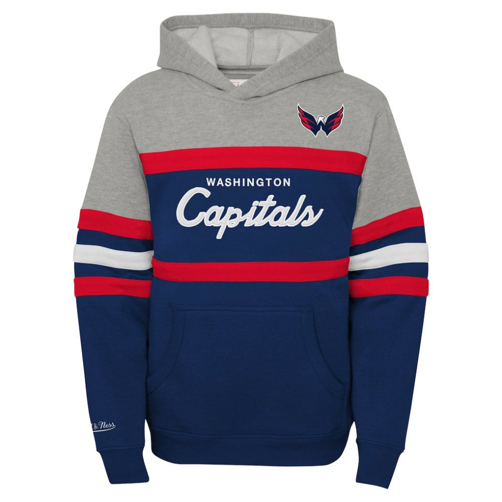 NHL Washington Capitals Mitchell & Ness Youth Head Coach Pullover Hoodie