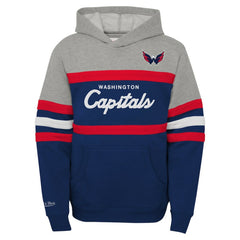 NHL Washington Capitals Mitchell & Ness Youth Head Coach Pullover Hoodie