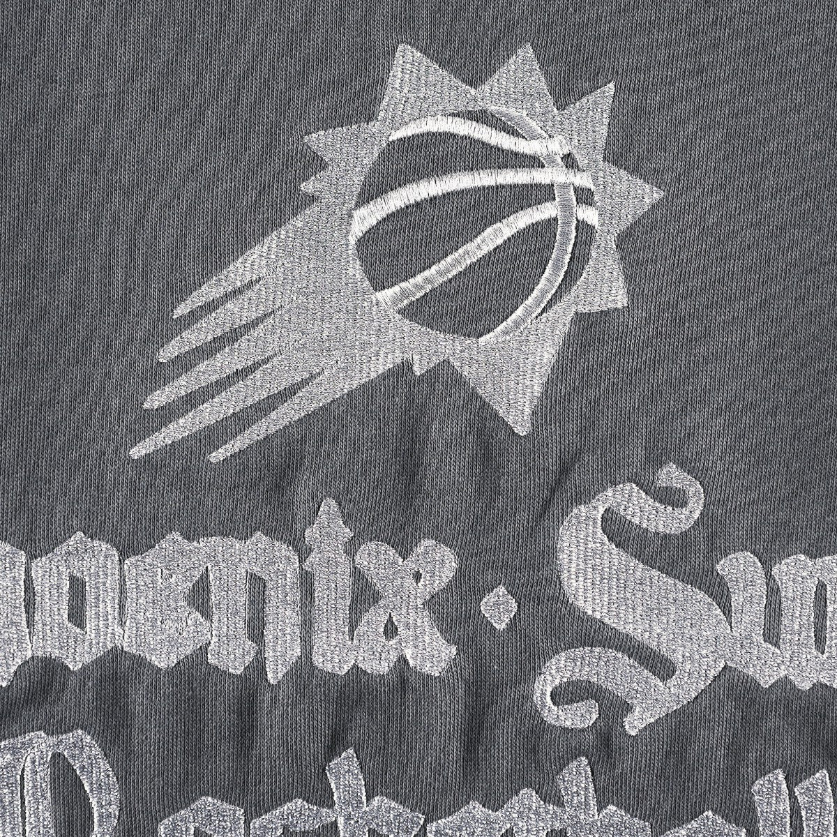 Phoenix Suns The Wild Collective Women's Embroidered Fleece Raglan Short Sleeve Pullover Sweatshirt