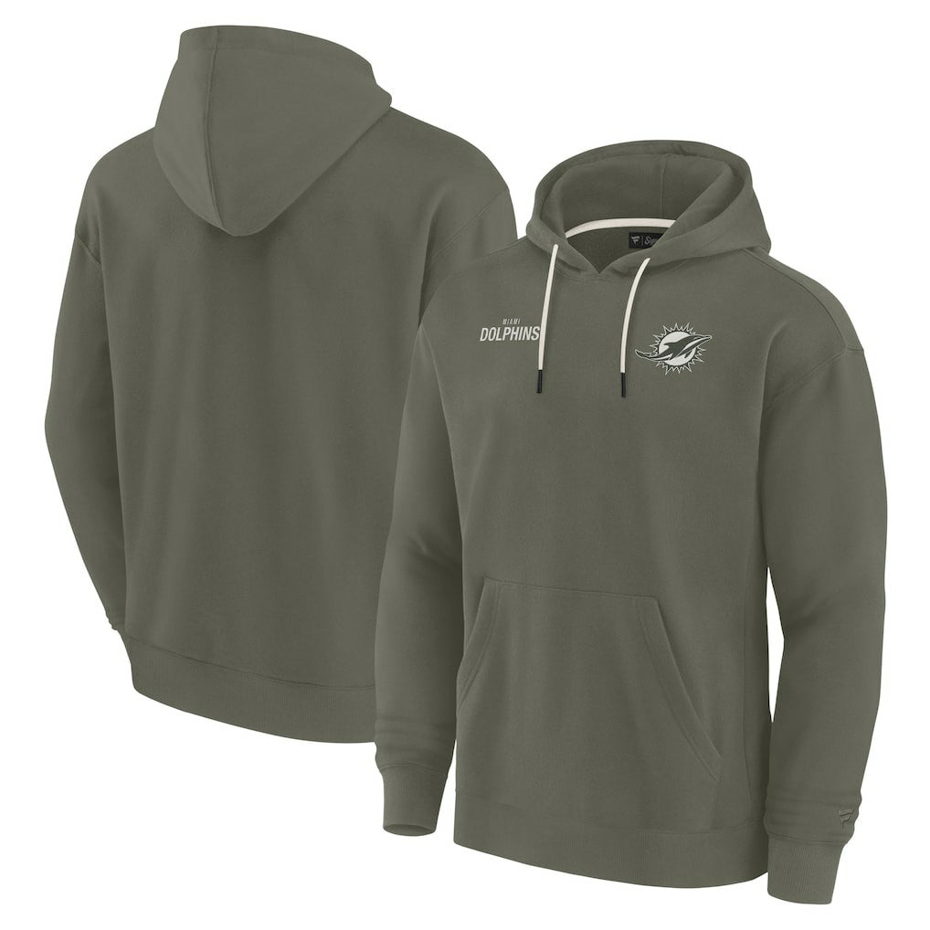 Unisex Elements Super Soft Fleece Pullover Hoodie - Miami Dolphins Hoodies