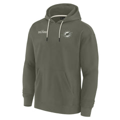 Unisex Elements Super Soft Fleece Pullover Hoodie - Miami Dolphins Hoodies