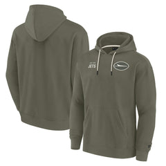 Unisex Elements Super Soft Fleece Pullover Hoodie - New York Jets Hoodies