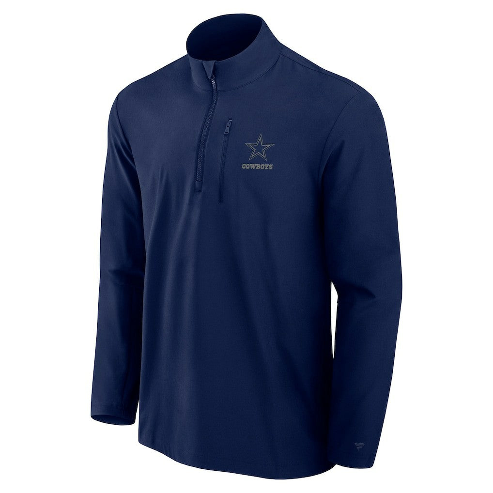 Front Office Micro Tonal Quarter-Zip Pullover - Dallas Cowboys Pullover