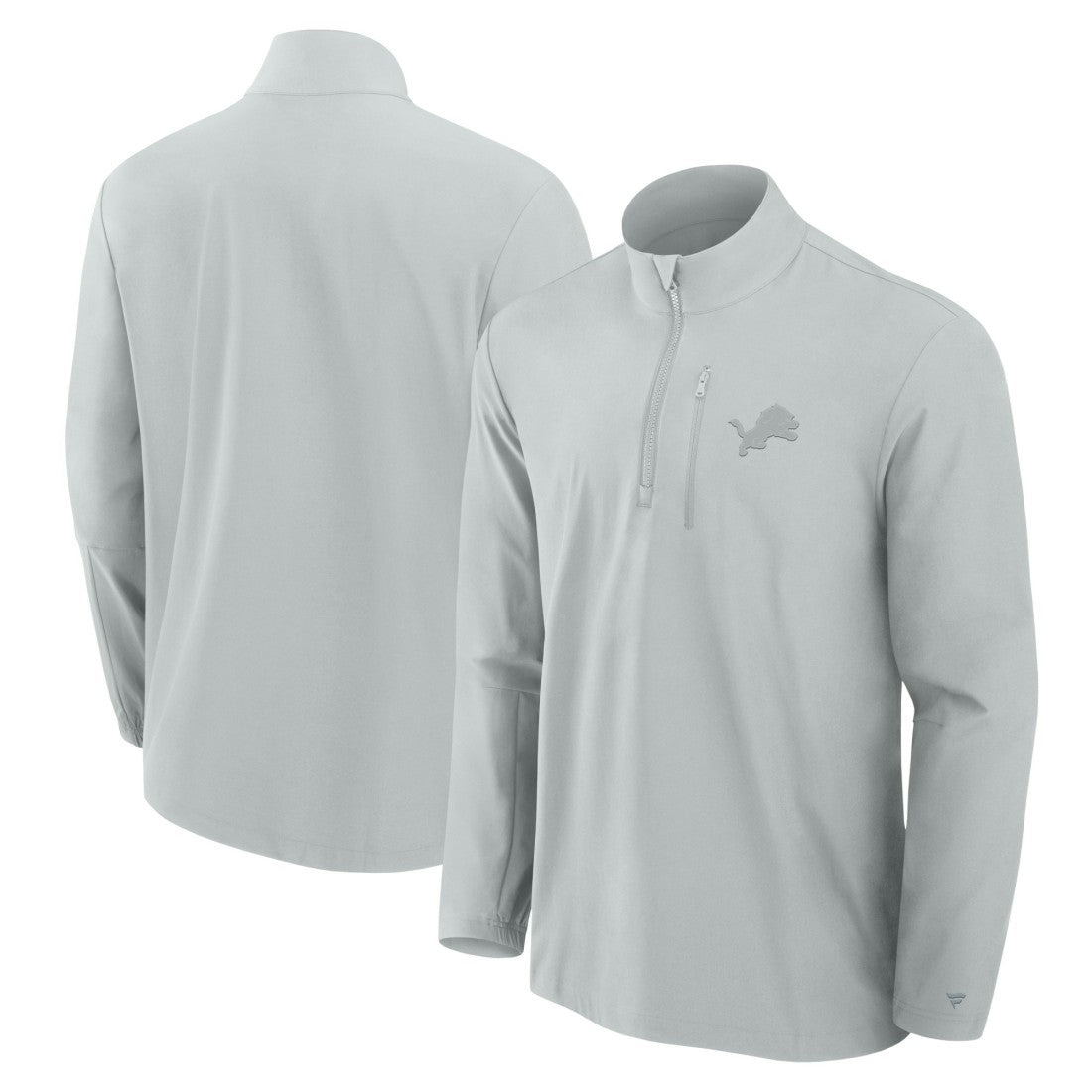 Front Office Micro Tonal Quarter-Zip Pullover - Detroit Lions Pullover