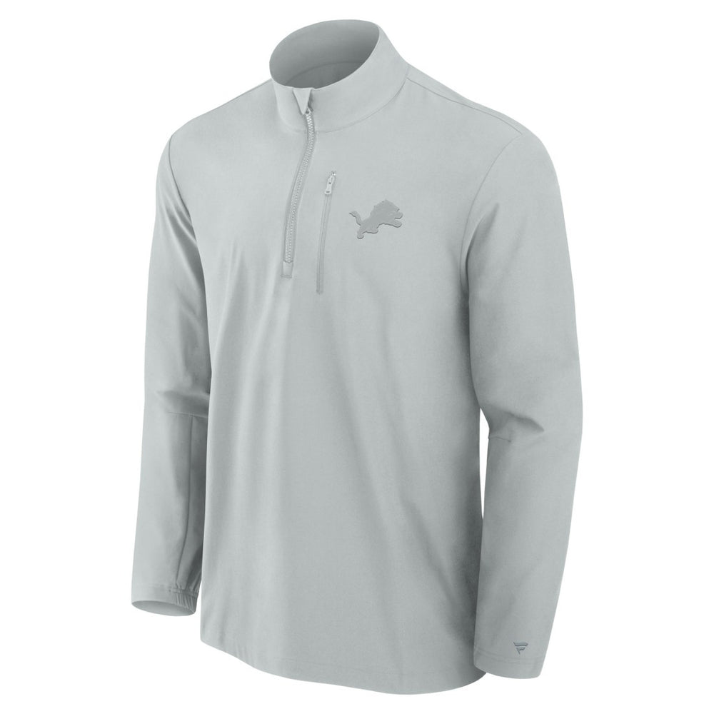 Front Office Micro Tonal Quarter-Zip Pullover - Detroit Lions Pullover