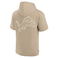 Unisex Elements Super Soft Fleece Short Sleeve Pullover Hoodie - Detroit Lions Hoodies