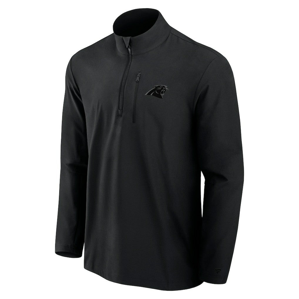 Front Office Micro Tonal Quarter-Zip Pullover - Carolina Panthers Pullover
