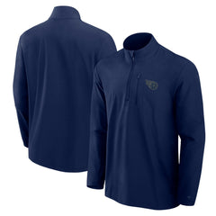 Front Office Micro Tonal Quarter-Zip Pullover - Tennessee Titans Pullover