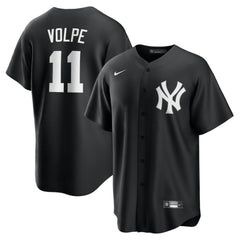 Black Anthony Volpe New York Yankees Nike Fashion Replica Player Jersey