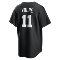 Black Anthony Volpe New York Yankees Nike Fashion Replica Player Jersey