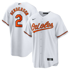 White Gunnar Henderson Baltimore Orioles Nike Home Replica Player Jersey