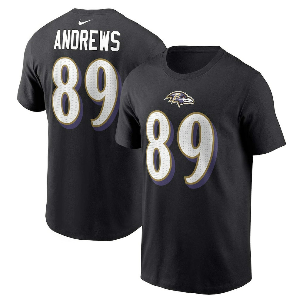 Mark Andrews  Player Name & Number T-Shirt - Baltimore Ravens T-shirts