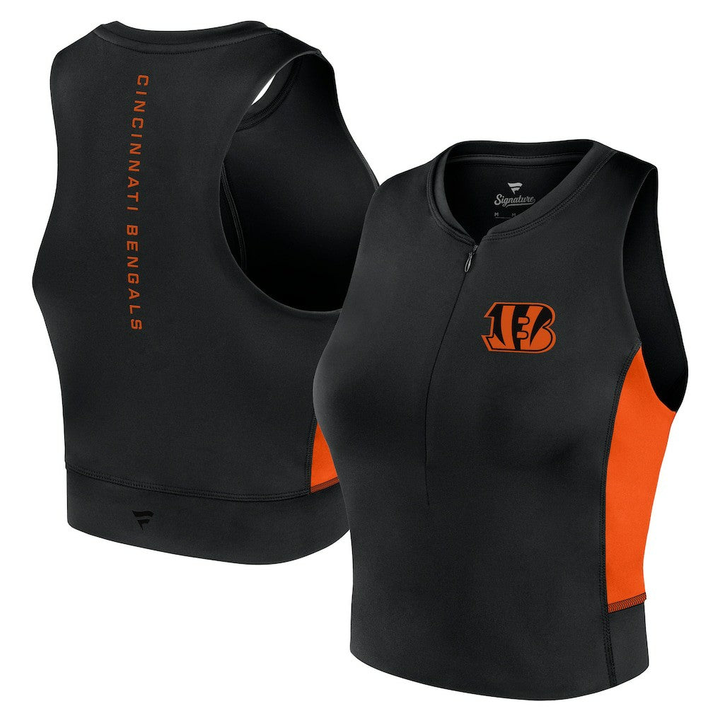 Women's Studio Fitted Gym Tank Top - Cincinnati Bengals Tops